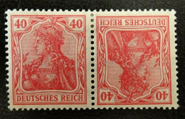 Deutsches Reich ZD K3 * , Zusammendrucke 145+145 - Carnets & Se-tenant