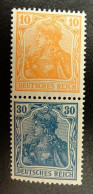Deutsches Reich ZD S15 * , Zusammendrucke 141 + 144 - Booklets & Se-tenant