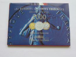 Coffret Serie FLEURS DE COINS 2000  **** EN ACHAT IMMEDIAT   **** - BU, BE & Muntencassettes