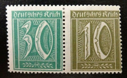 Deutsches Reich ZD W19 * , Zusammendrucke 162+159 - Carnets & Se-tenant