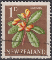 1960 Neuseeland ° Mi:NZ 393A, Sn:NZ 334, Yt:NZ 385, Karaka (Corynocarpus Laevigatus) - Gebraucht