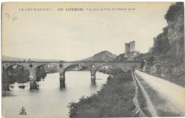 46 Luzech Vue Prise Du Pont De Chemin De Fer - Luzech