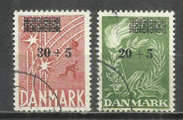 0425T-SELLOS DINAMARCA SERIE COMPLETA 1955 Nº 358/359 PAISES ESCANDINAVOS - Used Stamps