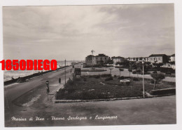 MARINA DI PISA - PIAZZA SARDEGNA E LUNGOMARE F/GRANDE  VIAGGIATA  1956 ANIMAZIONE - Pisa