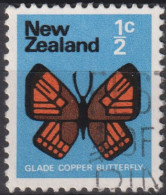 1970 Neuseeland ° Mi:NZ 517, Sn:NZ 438, Yt:NZ 508, Glade Copper Butterfly (Lycaena Feredayi) - Used Stamps