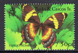 Turks & Caicos Islands 1994 Butterflies - 50c Value MNH (SG 1263) - Turks And Caicos