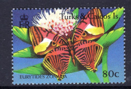 Turks & Caicos Islands 1994 Butterflies - 80c Value MNH (SG 1265) - Turks And Caicos