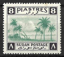SUDAN....KING GEORGE VI.(1936-52.).." 1941.."...8pi......TONNED PERFS ON TOP.....(CAT.VAL.£35....).......MH.... - Sudan (...-1951)