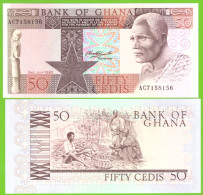 GHANA 50 CEDIS 1980 P-22b UNC - Ghana