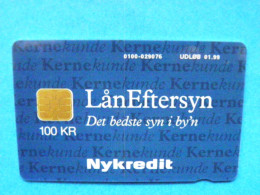 CHIP Phonecard Denmark Danmont Nykredit 100 Kroner 01.99 - Dänemark