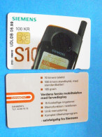 CHIP Phonecard Denmark Danmont Siemens S10 Phone Telephone 100 Kroner 05.99 - Denmark