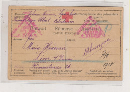 RUSSIA, 1918  POW Postal Stationery To  Austria - Cartas & Documentos