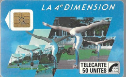 CARTE-PUBLIC-50U-F 36-1989-SO2-4é DIMENSIONS FEMMES-V° 4Pe 1026-UTILISEE -TBE - 1989