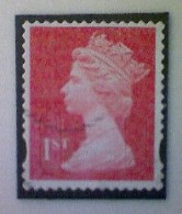 Great Britain, Scott #MH426 FAKE, Used(o), 2013, Machin: Queen Elizabeth II, 1st, Royal Mail Red-2 - Machins