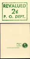 UY15 Surcharge Type 4 Postal Card With Reply Mint UNFOLDED Xf 1952 Cat.$150.00 - 1941-60