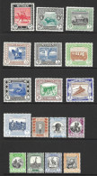 SUDAN....KING GEORGE VI.(1936-52.).." 1951.."....SET OF 17......(CAT. VAL.£120.+..).....MH.... - Soudan (...-1951)