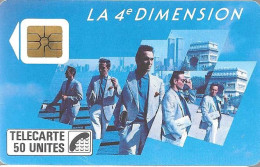 CARTE-PUBLIC-50U-F 38-1989-SO2-4é DIMENSIONS HOMMES-V° 4Pe 1048-UTILISEE -TBE - 1989