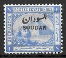 SUDAN....QUEEN VICTORIA..(1837-01.).." 1897.."......1p........SG6.....CREASED.........MH.... - Soudan (...-1951)