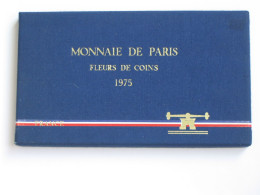 Coffret Série FLEURS DE COINS 1975   **** EN ACHAT IMMEDIAT   **** - BU, Proofs & Presentation Cases