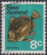 1974 Neuseeland ° Mi:NZ 527Z, Sn:NZ 542, Yt:NZ 518a, Ohne WZ, John Dory (Zeus Faber) - Gebraucht
