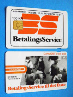 CHIP Phonecard Denmark Danmont Bs Betalings Service 100 Kroner 12.01 - Denmark