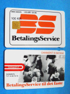 CHIP Phonecard Denmark Danmont Bs Betalings Service 100 Kroner 08.99 - Danemark