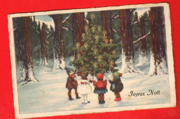 XZK -16  Joyeux Noël  Enfants Dans La Neige.  Circ. 1924 - Autres & Non Classés