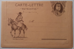JOFFRE / FRANCHISE MILITAIRE - Cheval / Nos Alliés Les Russes - Carte Lettre PATRIOTIC Neuve - Guerre (timbres De)