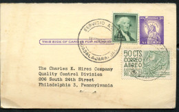 UY17r Reply Card Guadalajara MEXICO - Philadelphia PA 1958 - 1941-60