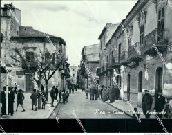 Cd120 Cartolina Riesi Corso Vittorio Emanuele Provincia Di Caltanissetta Sicilia - Caltanissetta