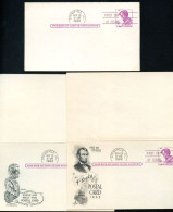 UY18 3 Postal Cards With Reply FDC 1962 - 1961-80