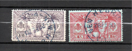 New Hebrides 1925 Old 1/8 And 4 Shilling Definitive Stamps (Michel 95/6) Used - Nuevos