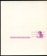 UY18 Var Postal Card With Reply FLUORESCENT CARD Unfolded Mint Xf 1964 - 1961-80