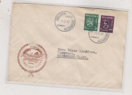 FINLAND 1943 HELSINKI FDC Cover - Lettres & Documents