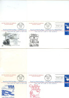UY19 4 Postal Cards With Reply FDC 1963 - 1961-80