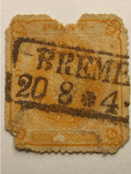 ALLEMAGNE - Anciens états - BREME - Année 1861-64 - N°5 - 2g Orange - Belle Oblitération (BREME 20-8-4) - Bremen