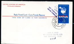 UY19r Reply Card PAQUEBOT HONG KONG 1965 - 1961-80
