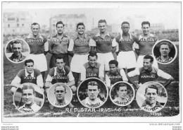 75 PARIS EQUIPE DE FOOTBALL DU RED STAR 1945-1946 REF A - Otros & Sin Clasificación