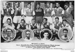 75 PARIS EQUIPE DE FOOTBALL DU RED STAR O.A. 1946-1947 REF D - Otros & Sin Clasificación