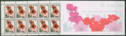 Israel 1992 Pflanzen Kronenanemone Markenheftchen 1217 MH Postfrisch (C98347) - Booklets