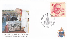 SLOVAKIA Cover 7-55,popes Travel 1995 - Papi