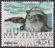 1992 Neuseeland ° Mi:NZ 1220, Sn:NZ 1094, Yt:NZ 1168, Weddell Seal (Leptonychetes Weddelli),  Antarctic Seals - Oblitérés