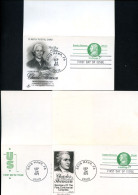 UY25 3 Postal Cards With Reply FDC 1975 - 1961-80