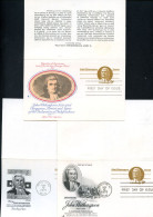 UY26 3 Postal Cards With Reply FDC 1975 - 1961-80