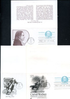 UY27 3 Postal Cards With Reply FDC 1976 - 1961-80