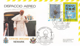 VATICAN Cover 7-67,popes Travel 1995,United States - Papi