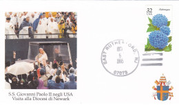 UNITED STATES Cover 7-70,popes Travel 1995 - Papi