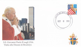 UNITED STATES Cover 7-71,popes Travel 1995 - Papi