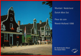 * BEATRIX (1980-2013): NETHERLANDS  MINT SET 1998 (6 COINS+MEDAL NORTH HOLLAND)! JUST PUBLISED· LOW START · NO RESERVE! - Mint Sets & Proof Sets