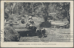 Queensland - Postal Stationery: 1910, Black & White Views, 1d Red Postcard (H&G - Brieven En Documenten